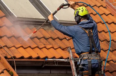 Démoussage et hydrofuge de toiture à Druye